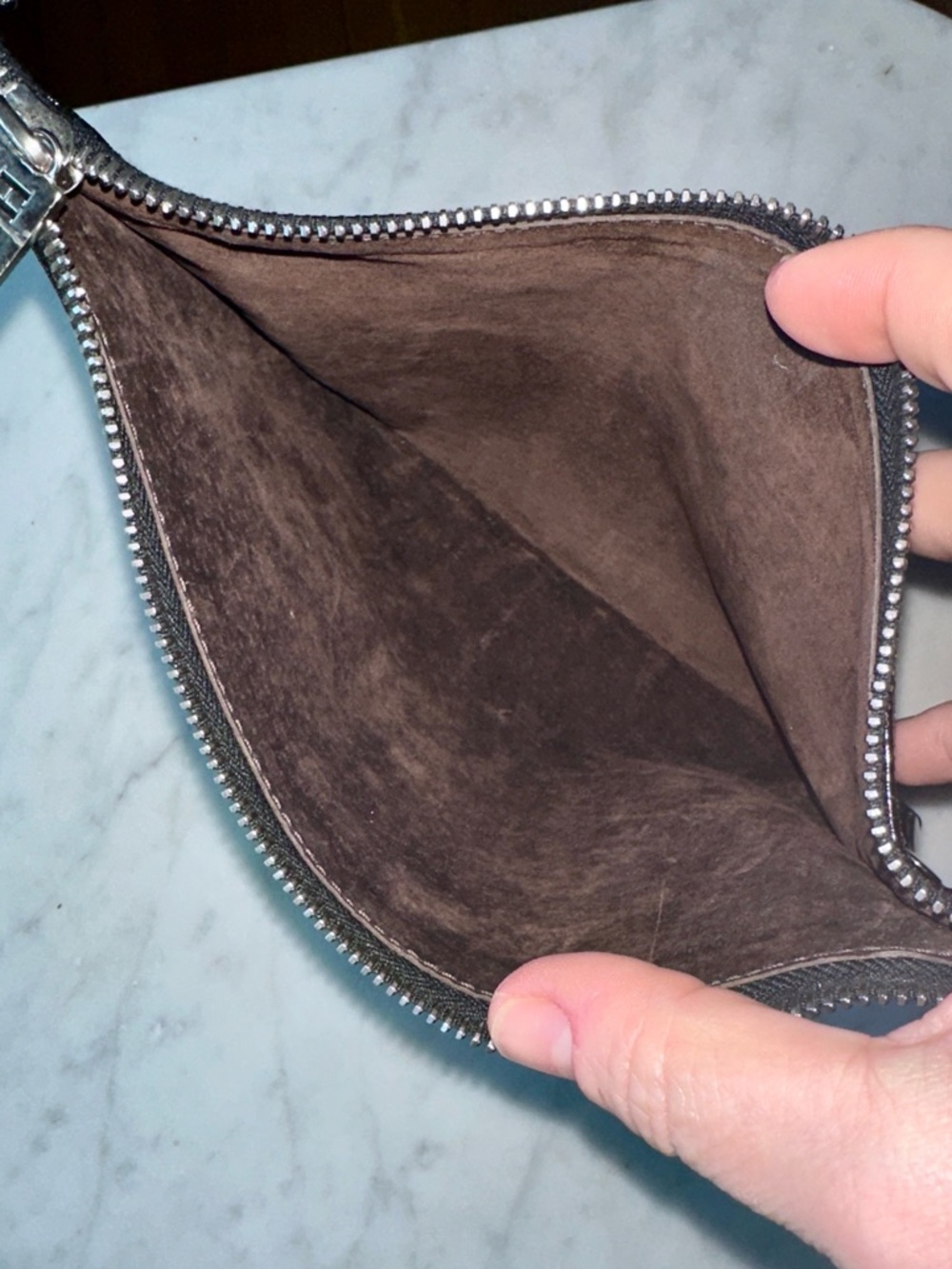 Black Leather Wristlet by Hammitt - Picture 5 of 11